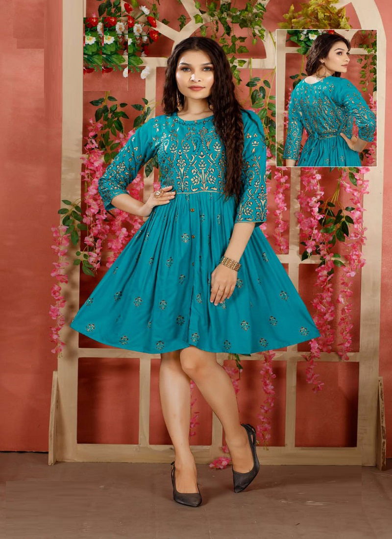 Sanna Fancy Wear Wholesale Printed Designer Kurtis